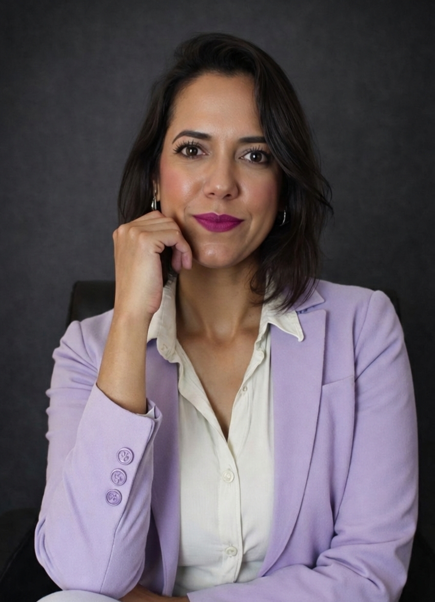 Cyntia Moura, à frente da Áurea